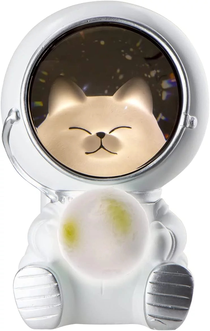 Cosmic Cat Astronaut Night Lamp